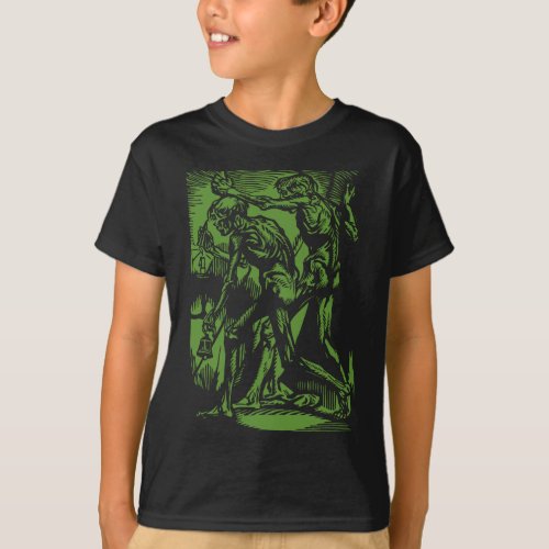 Flickering Flame Unearthed Horrors of DeadMiners T_Shirt