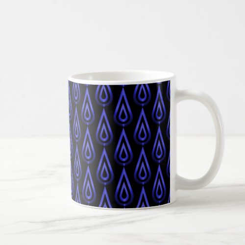 Flickering Flames Mug Electric Blue Coffee Mug