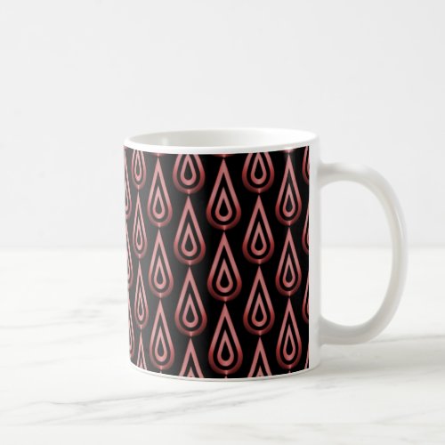 Flickering Flames Mug Radiant Red Coffee Mug