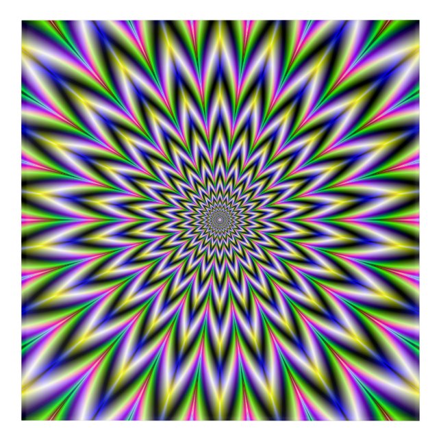 Flickering Star Acrylic Print (Front)