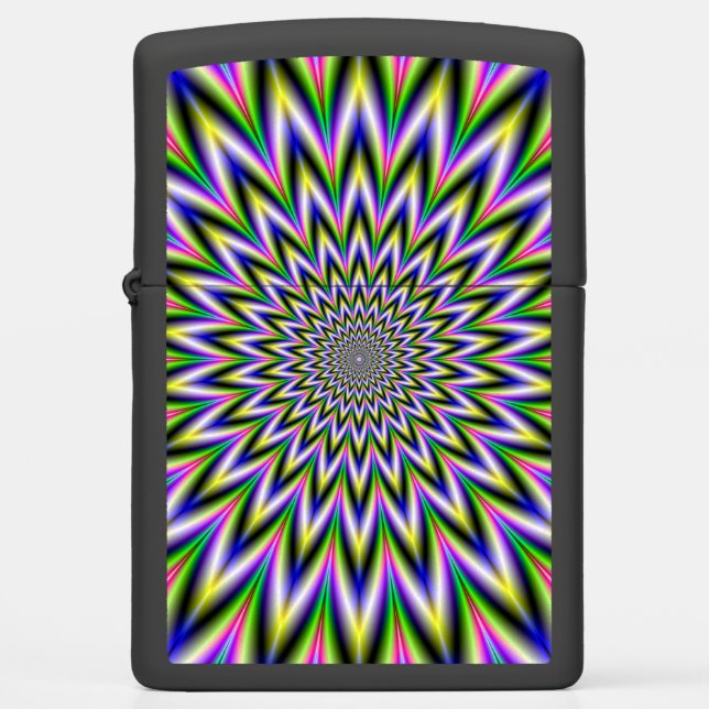 Flickering Star Zippo Lighter (Front)