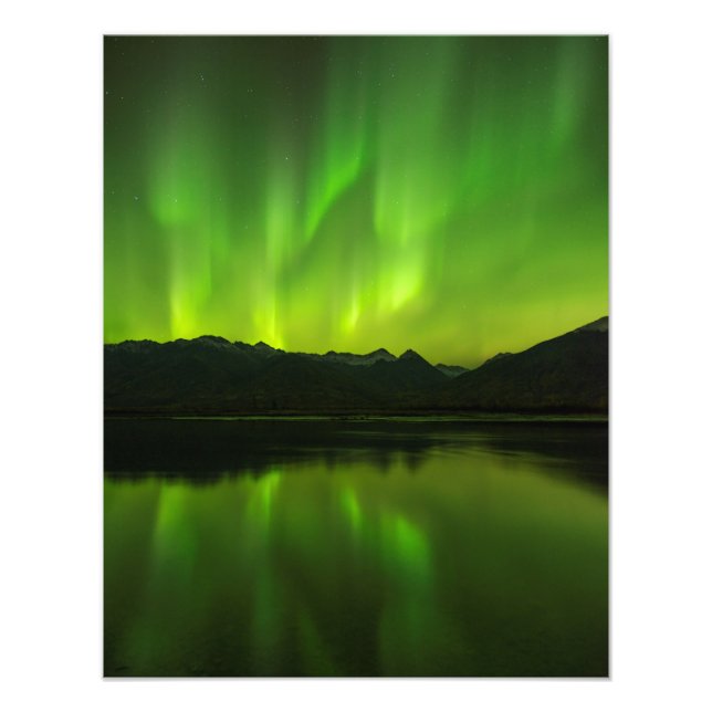 Flicking Aurora Photo Print (Front)