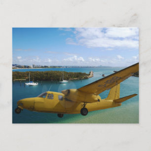 Fliegender Oldtimer Postcard