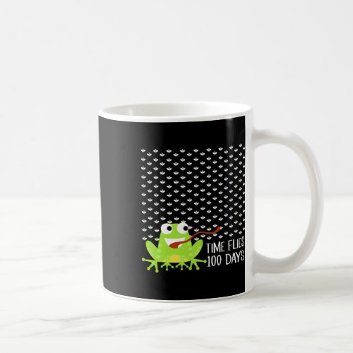 Flies 100 Days Frog Fly Fun 100th Day Of School  Coffee Mug