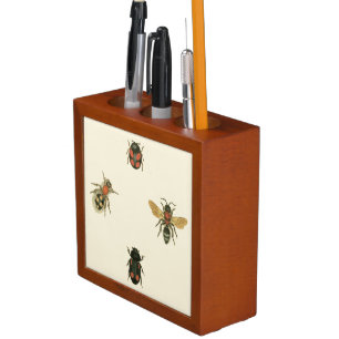 Flies and Beetles by Vision Studio Desk Organizer