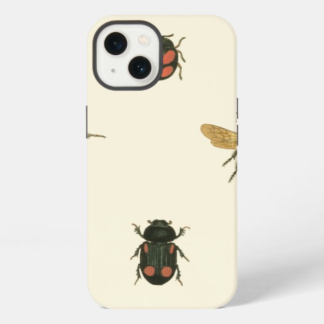 Flies and Beetles by Vision Studio Iphone Case (Back)