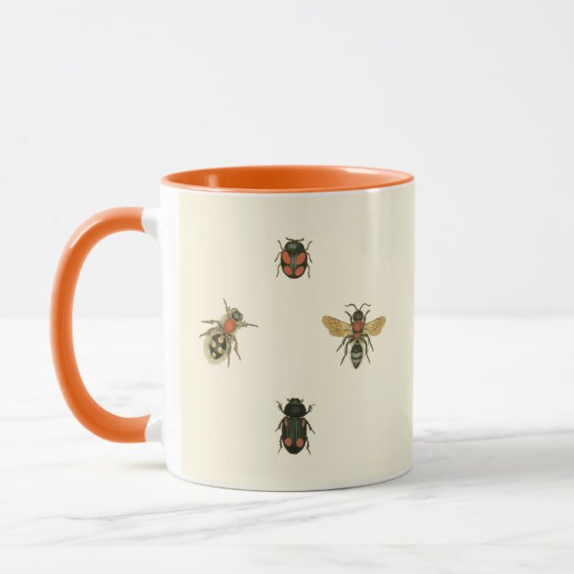 Flies and Beetles by Vision Studio Mug (Left)