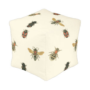 Flies and Beetles by Vision Studio Pouf