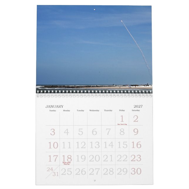 Flight 2011 calendar (Jan 2027)