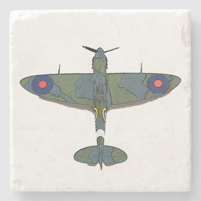 Flight 5 coastercnm stone coaster (Front)