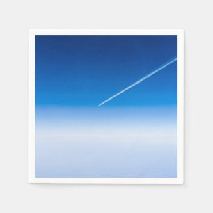 Flight above the clouds napkins