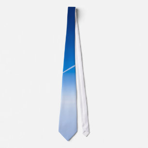 Flight above the clouds tie