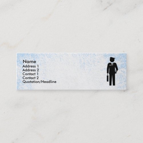 Flight Attendant Business Card