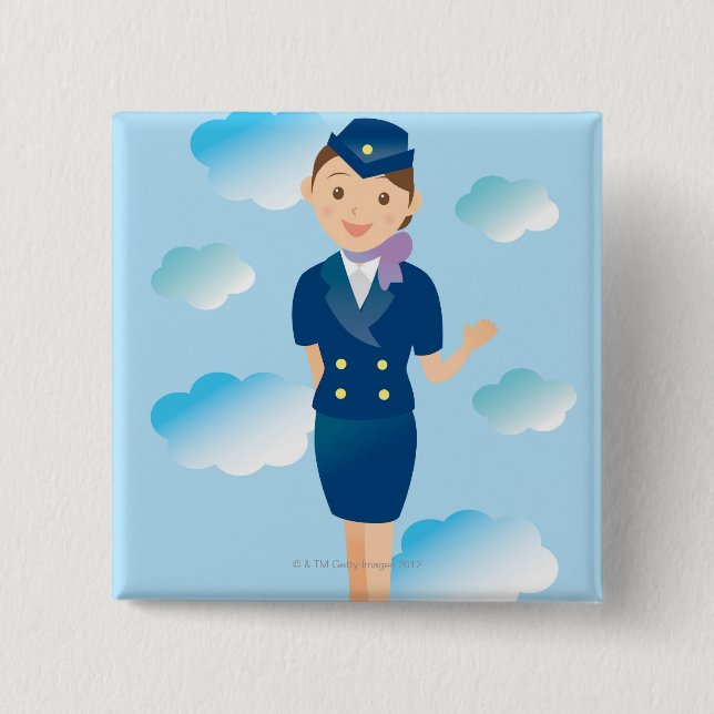 Flight Attendant Button (Front)