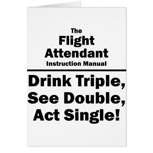 flight attendant cards (Front)
