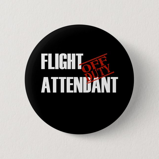 FLIGHT ATTENDANT DARK BUTTON (Front)