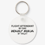 Flight Attendant Deadly Ninja Keychain