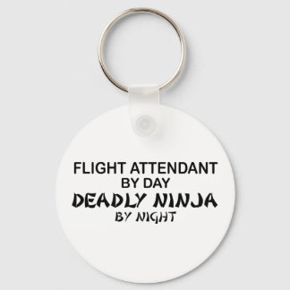 Flight Attendant Deadly Ninja Keychain