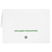 Flight Attendant Emergency Chute Humor Cards (Back Horizontal)