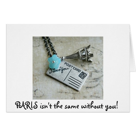 FLIGHT ATTENDANT HUMOR...PARIS! CARDS (Front Horizontal)