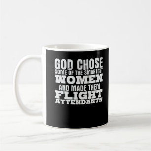 Flight Attendant Joke God Stewardess Air Hostess Coffee Mug