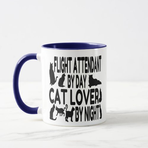 Flight Attendant Loves Cats Mug