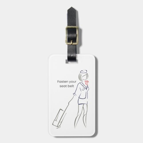 Flight Attendant Luggage Tag