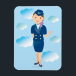 Flight Attendant Magnet<br><div class="desc">Flight Attendant | moonbase/amanaimagesRF | AssetID: 105663612</div>