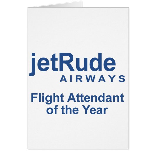 Flight Attendant of the Year Cards (Front)