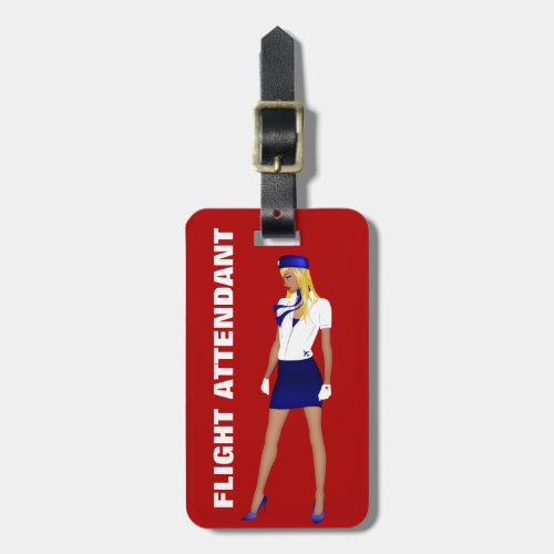 Flight Attendant PNC Boeing Airbus AirPlane Travel Luggage Tag