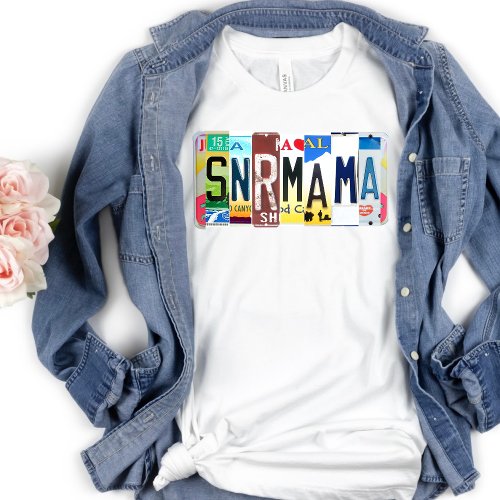 Flight Attendant Secret Language Senior Mama T_Shirt