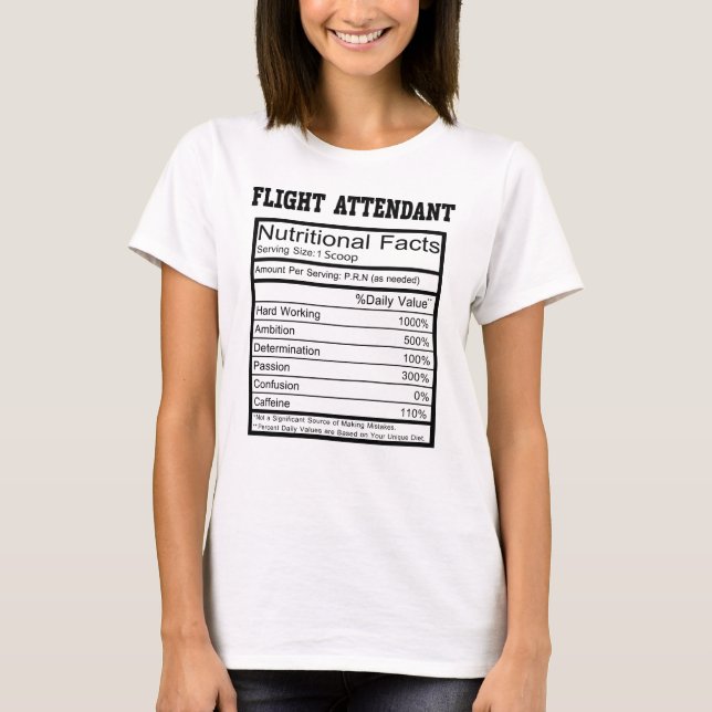 Flight Attendant T-Shirt (Front)