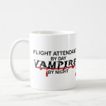 Flight Attendant Vampire by Night Coffee Mug