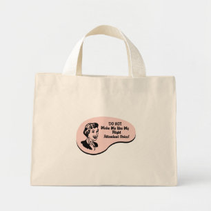 Flight Attendant Voice Mini Tote Bag