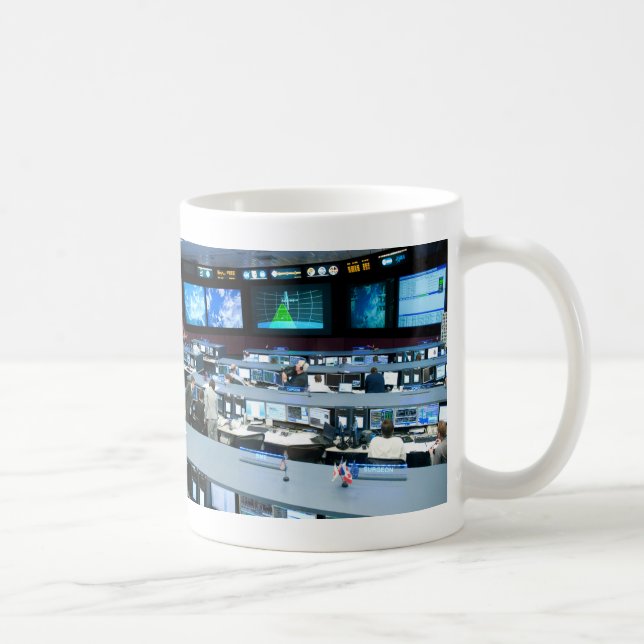 Flight Control Room Johnson Space Center Coffee Mug (Right)