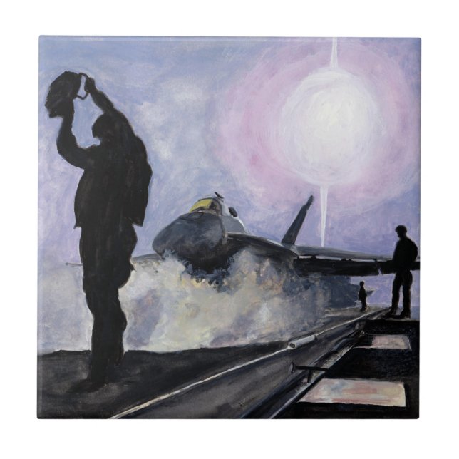 Flight Deck Ceramic Tile (Front)