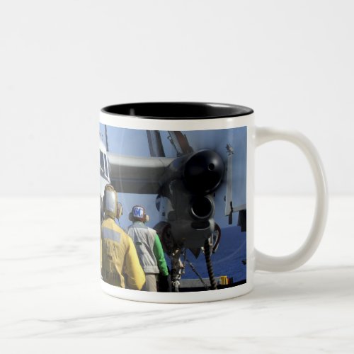 Flight deck directors Two_Tone coffee mug