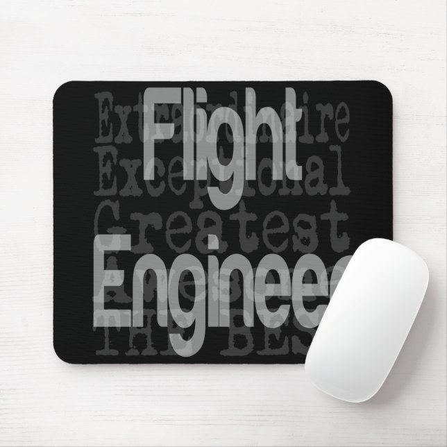 Flight Engineer Extraordinaire Mouse Pad (With Mouse)