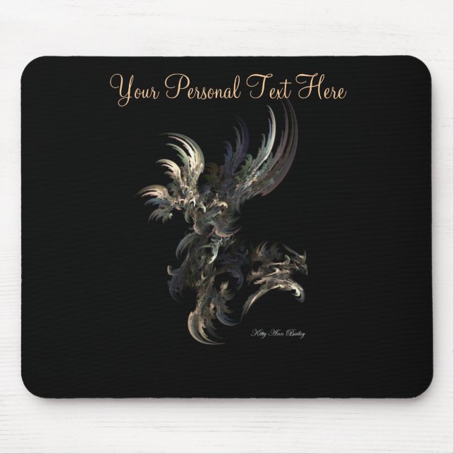 Flight Fractal Mouse Pad (Front)