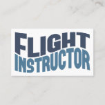 Flight Instructor Business Cards at Zazzle