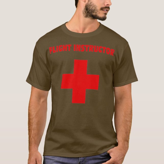 Flight Instructor Lifeguard T-Shirt (Front)