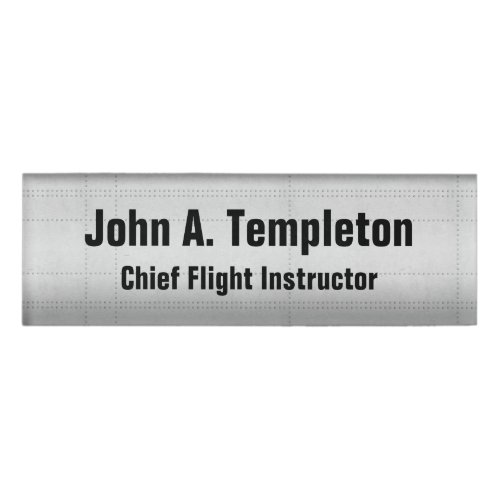 Flight Instructor Name Tag