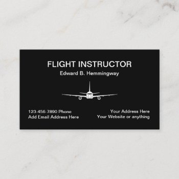 Browse Products At Zazzle With The Theme Flight Business Cards Flight Instructor Theme Business Card