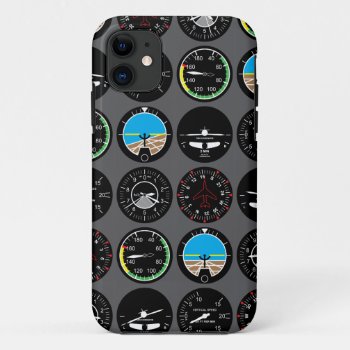 Flight Instruments Iphone 11 Case by robyriker at Zazzle