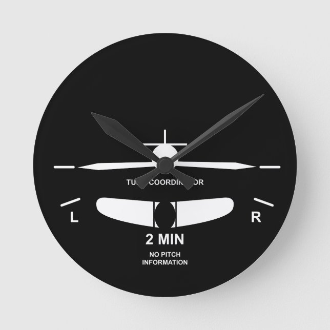 Flight Instruments Round Clock (Front)