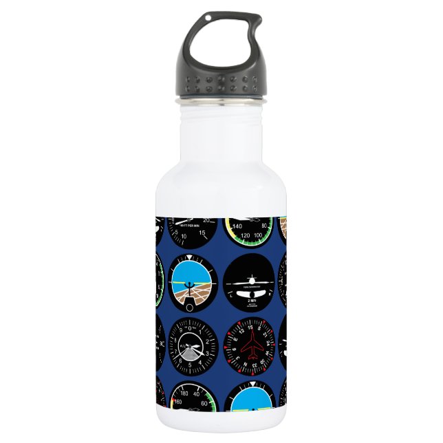 Flight Instruments Water Bottle (Front)