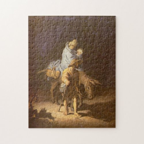 Flight into Egypt by Rembrandt Jigsaw Puzzle