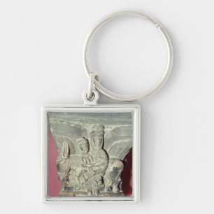 Flight into Egypt Capital Keychain