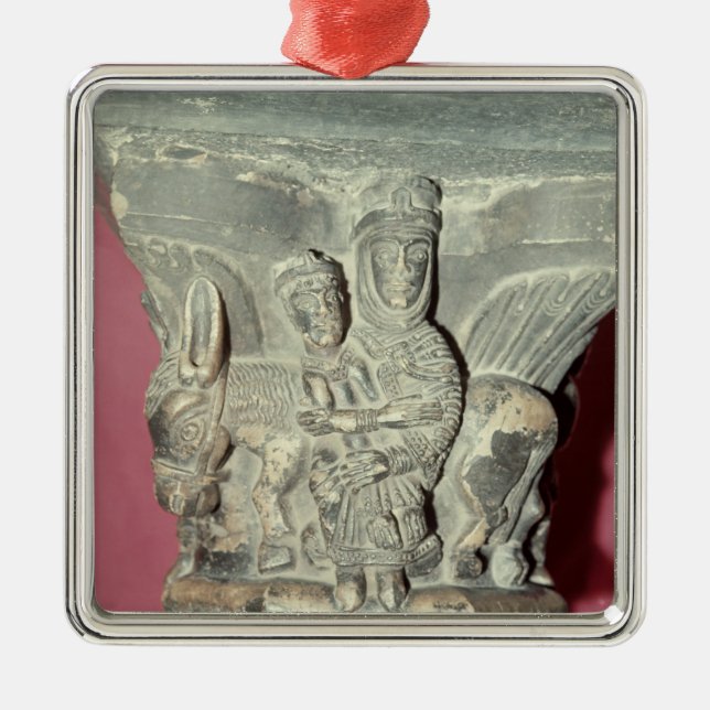 Flight into Egypt Capital Metal Ornament (Front)