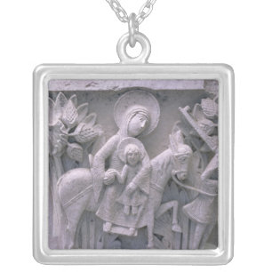 Flight into Egypt Silver Plated Necklace